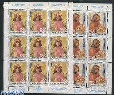 Yugoslavia 1988 European Children Meeting 2 M/ss, Mint NH, History - Europa Hang-on Issues - Art - Modern Art (1850-pr.. - Nuovi