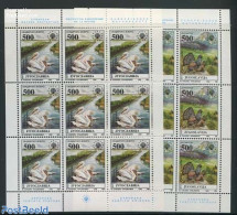 Yugoslavia 1992 European Nature Conservation 2 M/ss, Mint NH, History - Nature - Europa Hang-on Issues - Birds - Natio.. - Nuevos