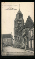 CPA Saint-Germain-de-la-Coudre, Rue De L`Eglise Et Porte De L`ancien Chateau  - Other & Unclassified