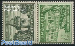 Germany, Empire 1939 6Pf+5Pf Tete-beche Pair From Booklet, Mint NH - Neufs