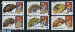 Cuba 2014 The Language Of Fans 6v, Mint NH, Art - Fans - Ungebraucht