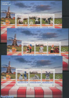Netherlands - Personal Stamps TNT/PNL 2014 Briefmarkenmesse Essen 3 S/s, Mint NH, Health - Nature - Various - Food & D.. - Alimentazione
