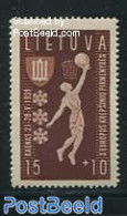 Lithuania 1939 15+10c, Stamp Out Of Set, Mint NH, Sport - Basketball - Sport (other And Mixed) - Basket-ball