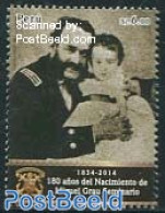 Peru 2014 Admiral Miguel Grau Seminario 1v, Mint NH, History - Militarism - Militaria