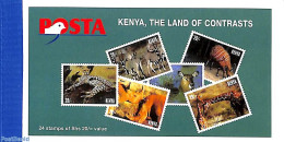 Kenia 1996 Fauna Booklet, Mint NH, Nature - Animals (others & Mixed) - Giraffe - Rhinoceros - Stamp Booklets - Unclassified