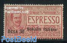 Italian Somalia 1923 30B On 60c, Stamp Out Of Set, Unused (hinged) - Other & Unclassified