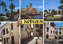 72236932 Sitges Stadtansichten Pferdekutsche  Costa Dorada Spanien - Andere & Zonder Classificatie