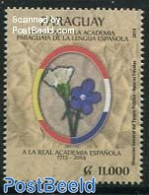 Paraguay 2014 Spanish Language Academy 1v, Mint NH, Nature - Flowers & Plants - Paraguay