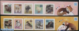 Japan 2015 Baby Animals 10v S-a, Mint NH, Nature - Animals (others & Mixed) - Birds - Cat Family - Cattle - Dogs - Mon.. - Nuovi