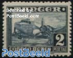 Spanish Morocco 1949 2Pta, Stamp Out Of Set, Mint NH, Transport - Aircraft & Aviation - Flugzeuge