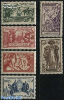 Martinique 1937 Paris Exposition 6v, Unused (hinged), Transport - Ships And Boats - Ships