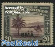 North Borneo 1945 20c, Stamp Out Of Set, Mint NH, Transport - Ships And Boats - Barcos