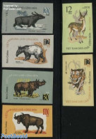 Vietnam 1964 Wild Animals 6v, Imperforated, Mint NH, Nature - Animals (others & Mixed) - Cat Family - Deer - Rhinoceros - Sonstige & Ohne Zuordnung