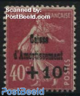 France 1930 40+10c, Stamp Out Of Set, Unused (hinged) - Ungebraucht