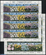 Jersey 1995 Wild Flowers 2 M/s, Mint NH, History - Nature - Various - Europa Hang-on Issues - Flowers & Plants - Light.. - Idées Européennes