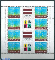 Latvia 1999 European Council M/s, Mint NH, History - Europa Hang-on Issues - European Ideas