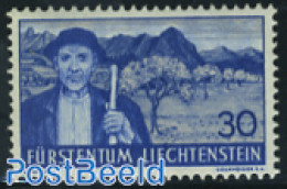Liechtenstein 1937 30Rp, Stamp Out Of Set, Mint NH, History - Neufs