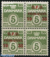 Denmark 1938 Philatelists Day Block Of 4 [+], Mint NH, Philately - Ongebruikt