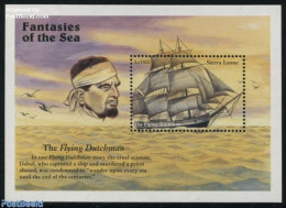 Sierra Leone 1996 The Flying Dutchman S/s, Mint NH, History - Transport - Netherlands & Dutch - Ships And Boats - Art .. - Geographie