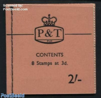 Fiji 1962 Definitives Booklet, Mint NH, History - Kings & Queens (Royalty) - Stamp Booklets - Familias Reales