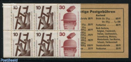 Germany, Federal Republic 1972 Safety Booklet (Postgebuehren), Mint NH, Stamp Booklets - Ungebraucht