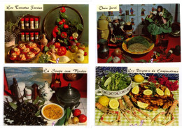 4 C.P. Editions LYNA - Recettes Régionales N° 151, N° 171, N° 179 Et N° 77 - FD - Recettes (cuisine)