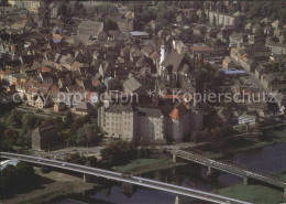 72235834 Torgau Altstadt Mit Neuer Elbbruecke Fliegeraufnahme Torgau - Torgau