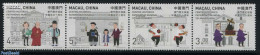 Macao 2015 10 Years Centre As World Heritage 4v [:::] Or [+], Mint NH, History - Nature - Religion - Various - World H.. - Ongebruikt