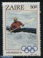 Congo Dem. Republic, (zaire) 1984 Olympic Games LA 1v (from S/s), Mint NH, Sport - Kayaks & Rowing - Olympic Games - Remo