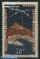 Monaco 1951 30F, Stamp Out Of Set, Mint NH, Performance Art - Radio And Television - Unused Stamps