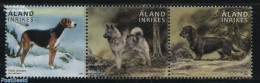 Aland 2015 Hunting Dogs 3v [::], Mint NH, Nature - Dogs - Ålandinseln
