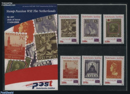 Netherlands Antilles 2008 Stamp Passion, Presentation Pack 241, Mint NH, Stamps On Stamps - Briefmarken Auf Briefmarken