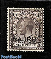 Nauru 1916 9p, Stamp Out Of Set, Mint NH - Otros & Sin Clasificación