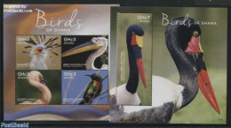 Ghana 2015 Birds Of Ghana 2 S/s, Mint NH, Nature - Birds - Other & Unclassified