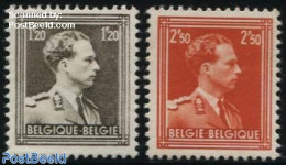 Belgium 1951 Definitives 2v, Perf. 11.5 (issued 1956), Mint NH - Nuevos