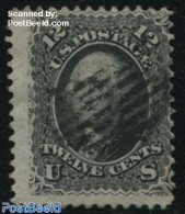 United States Of America 1861 12c Black, Used, Used Stamps - Gebraucht