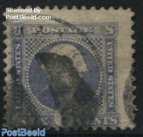 United States Of America 1869 6c Blue, Used, Used Stamps - Used Stamps