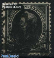 United States Of America 1895 1$ Black, Type II, Used, Used Stamps - Gebraucht