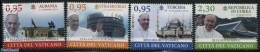 Vatican 2015 Pope Travels 4v, Mint NH, History - Nature - Religion - Europa Hang-on Issues - Horses - Churches, Temple.. - Ongebruikt