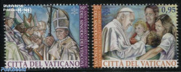Vatican 2015 50 Years Synod Of Bishops 2v, Mint NH, Religion - Pope - Religion - Nuevos