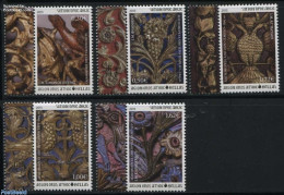 Greece 2015 Mount Athos, Woodcarvings 5v+tabs, Mint NH, Nature - Birds - Art - Handicrafts - Unused Stamps