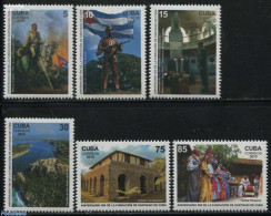 Cuba 2015 500 Years Santiago De Cuba 6v, Mint NH, History - Nature - Performance Art - Various - Flags - Horses - Musi.. - Unused Stamps