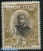 Tonga 1897 2p, Type II, Sepia Centre, Stamp Out Of Set, Unused (hinged) - Other & Unclassified