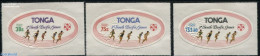 Tonga 1975 On Service, South Pacific Games 3v S-a, SPECIMEN, Mint NH, Sport - Athletics - Sport (other And Mixed) - Atletismo