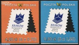 Poland 2000 Krakow European Cultural Capital 2 Booklets, Mint NH, History - Europa Hang-on Issues - Stamp Booklets - Ongebruikt