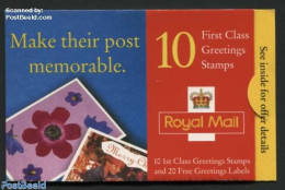 Great Britain 1998 Flowers Booklet, Make Their Post Memorable, Mint NH, Nature - Flowers & Plants - Stamp Booklets - Other & Unclassified