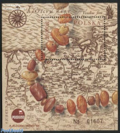 Poland 1993 Geology, Map S/s, Type II, Mint NH, History - Various - Geology - Maps - Nuovi