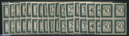 Netherlands Antilles 1952 Postage Due 17v, Blocks Of 4 [+], Mint NH - Otros & Sin Clasificación