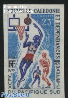 New Caledonia 1971 23F, Imperforated, Stamp Out Of Set, Mint NH, Sport - Ongebruikt