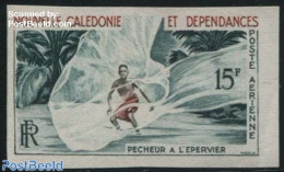 New Caledonia 1962 Fishing 1v, Imperforated, Mint NH, Nature - Fishing - Nuevos